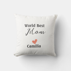 World best mom happy mother's day grandma namheart throw pillow