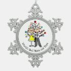 World Best Nana and Papa Snowflake Ornament