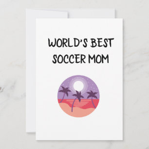 WORLD BEST SUPER SOCCER MOM CARDS