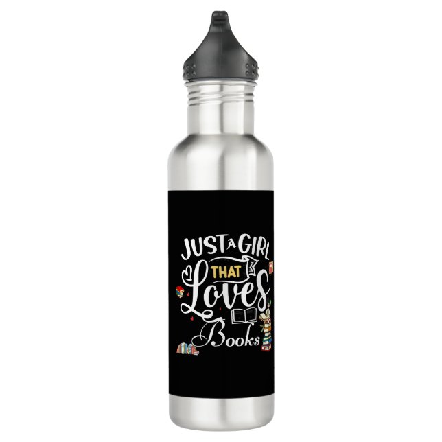 World Book Day for Reading Stainless Steel Water Bottle (Right)