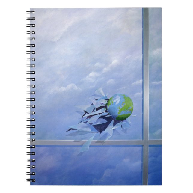World Breaking Glass Notebook (Front)