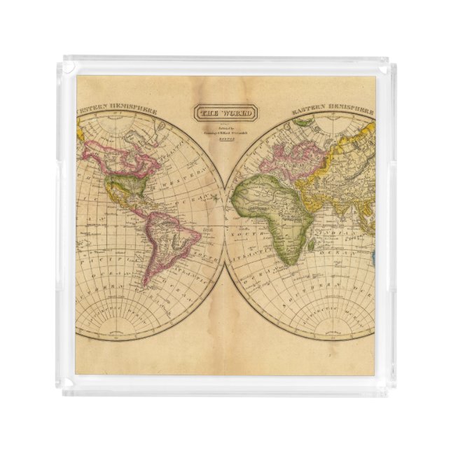 World by Worcester Acrylic Tray (Front)
