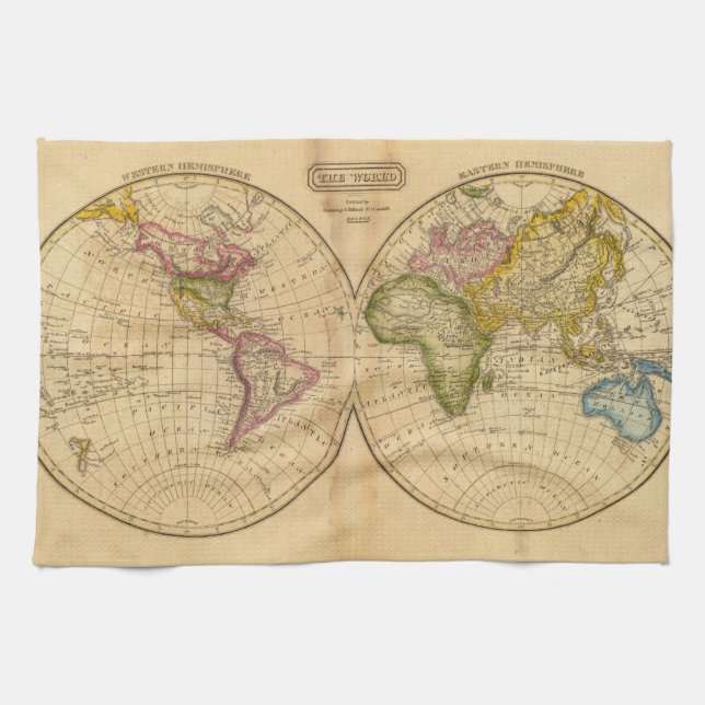 World by Worcester Kitchen Towel (Horizontal)