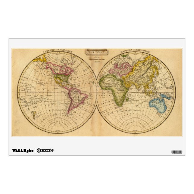 World by Worcester Wall Decal (Front)