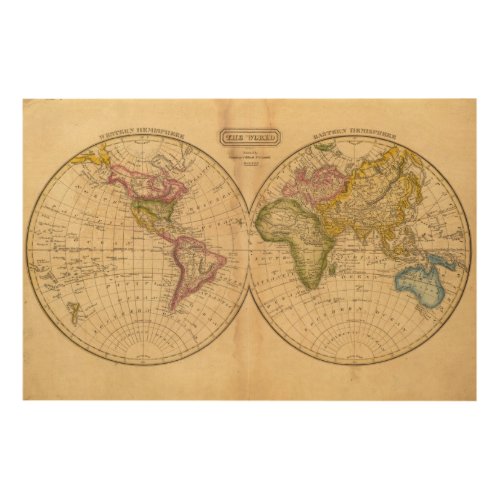 World by Worcester Wood Wall Art