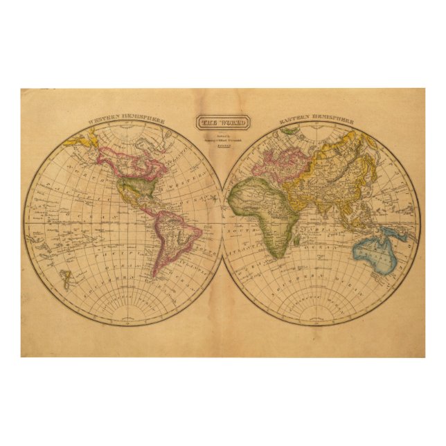 World by Worcester Wood Wall Art (Front)