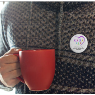 World Cancer Awareness Day Promotional Button