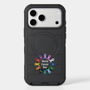 World Cancer Day Breast Lung Colon Liver Prostate iPhone 17 Pro Max Case