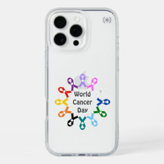 World Cancer Day Breast Lung Colon Liver Prostate iPhone 16 Pro Max Case
