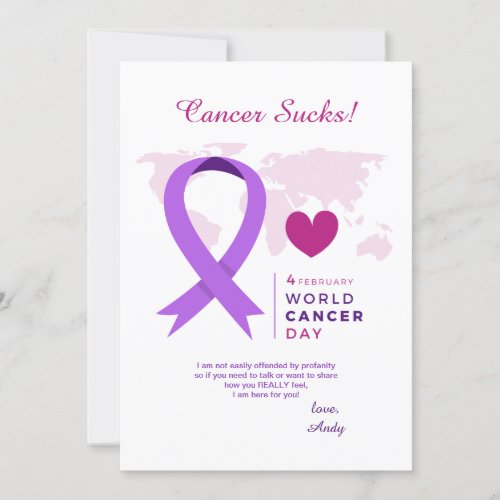 World Cancer Day Card