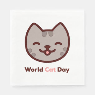 World Cat Day Napkins