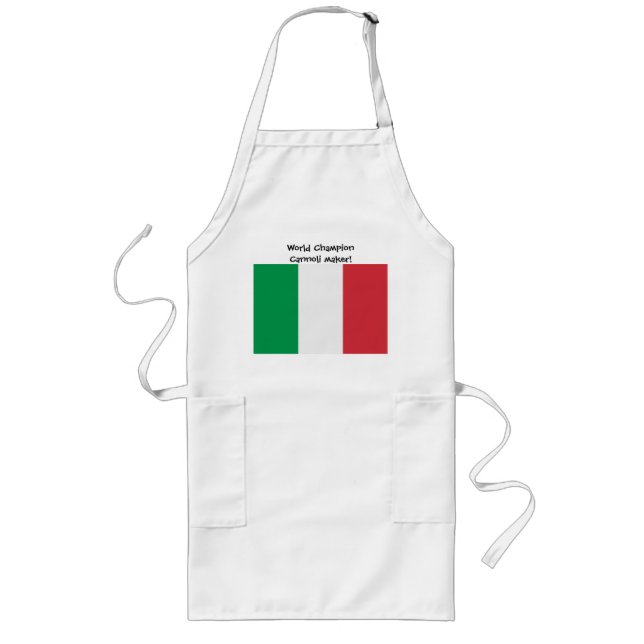 World Champion Cannoli Maker Long Apron (Front)