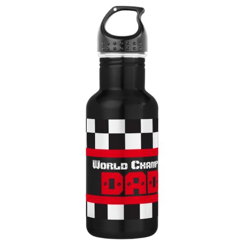 World champion Dad racing drinks bottle