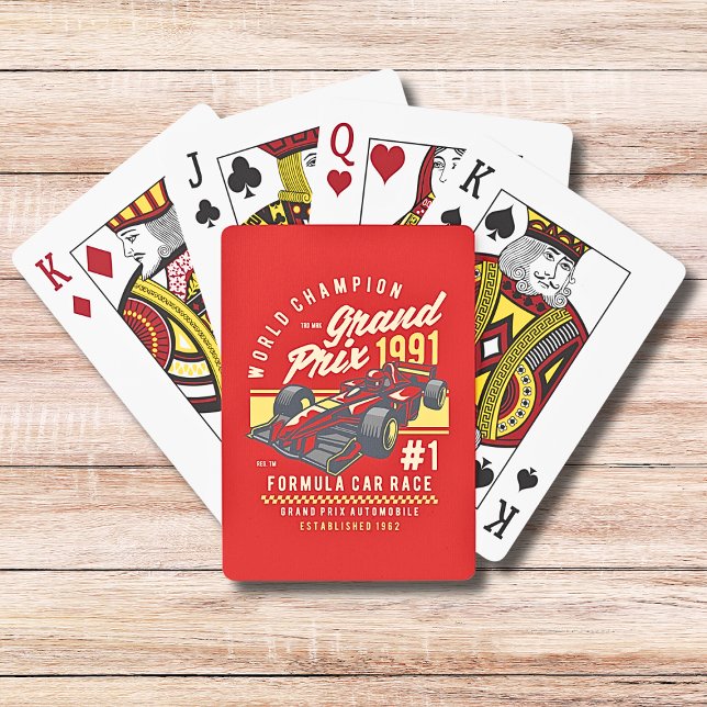 World Champion Grand Prix Racing Car | Sport Poker Cards (Creator Uploaded)