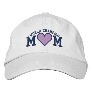 WORLD CHAMPION Heart design Embroidered Baseball Hat