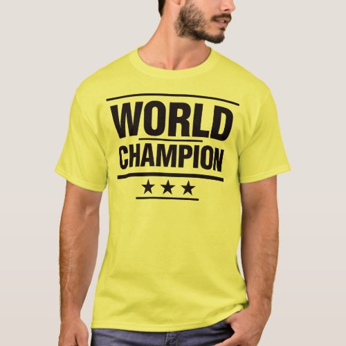 World Champion T_Shirt