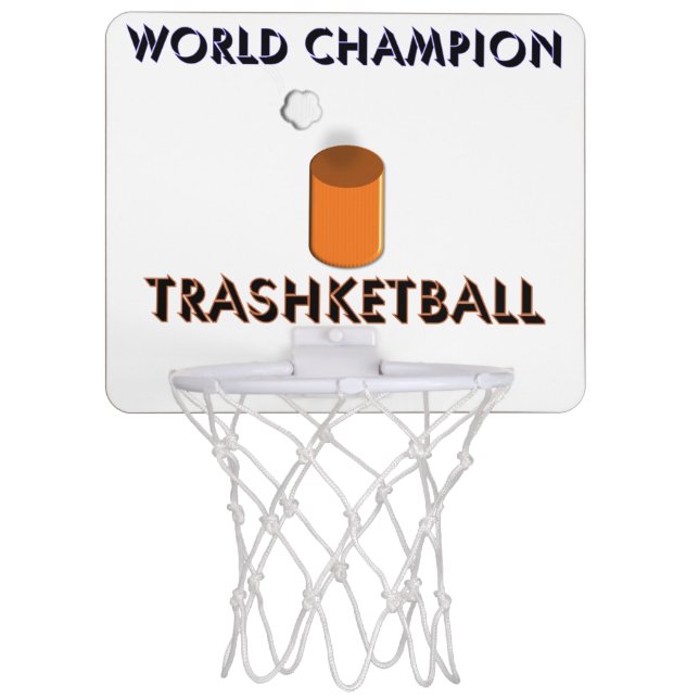 World Champion Trashketball Mini Basketball Hoop (Front)