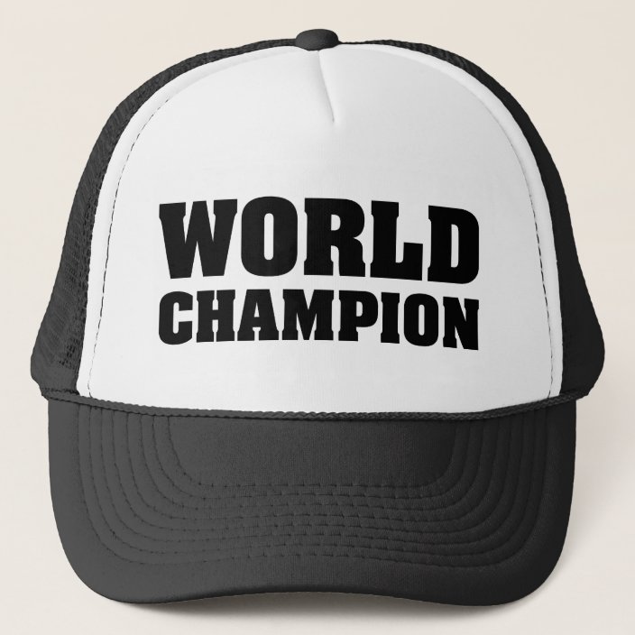 World Champion Trucker Hat | Zazzle.com