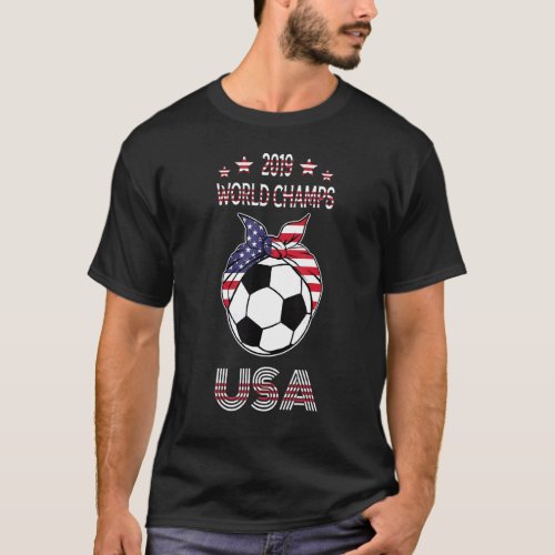 World Champions 2019  Usa Women Soccer 2019 T_Shirt