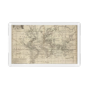 World Chart Acrylic Tray
