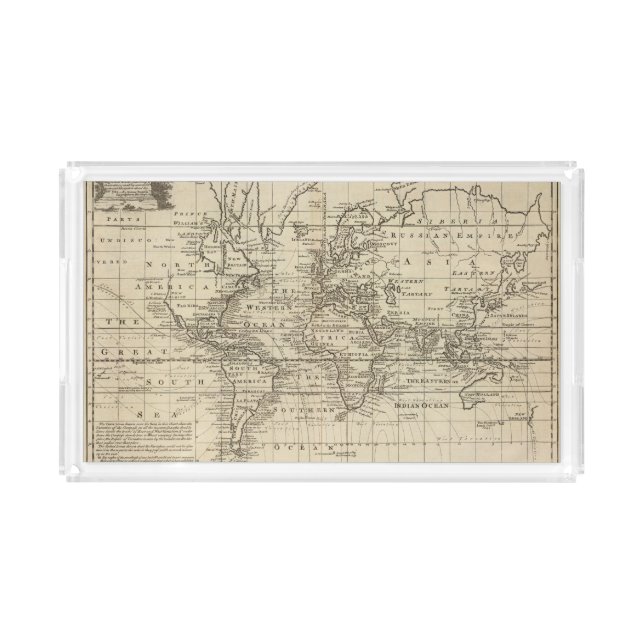 World Chart Acrylic Tray (Front)
