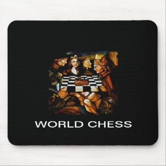 WORLD CHESS, MOUSEPAD