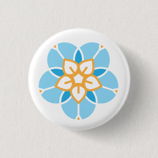 World Childless Week badge (white) Button