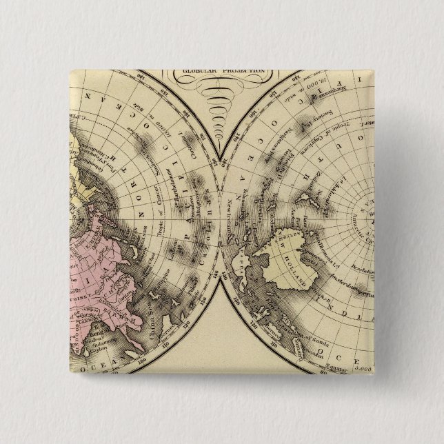 World, Christianity chart Button (Front)
