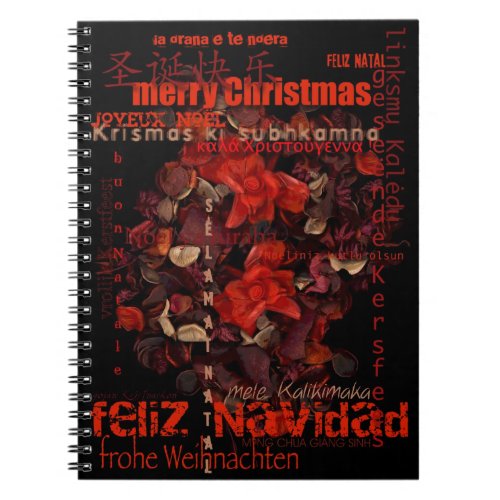 World Christmas Feliz Navidad Joyeux Noel Notebook