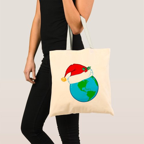 World Christmas Tote Bag