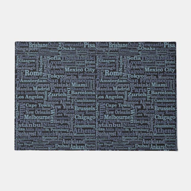 World Cities door mats (Front)