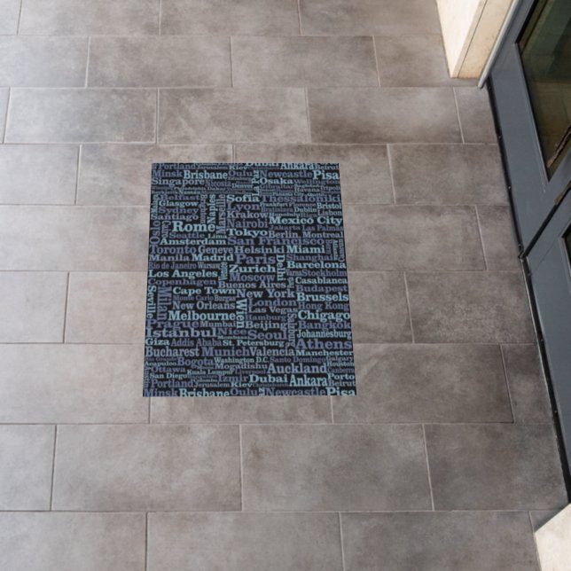 World Cities Floor Decals (Restaurant)