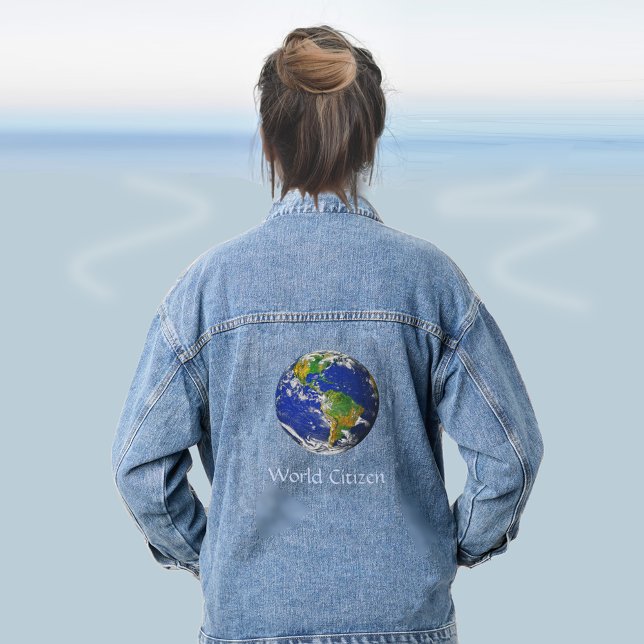 World Citizen  Denim Jacket (Creator Uploaded)