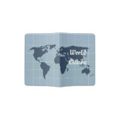 World citizen passport cover (Opened)