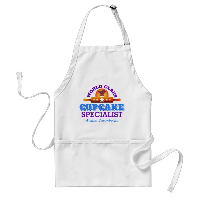 World Class CUPCAKE Specialist Accolade Adult Apron (Front)