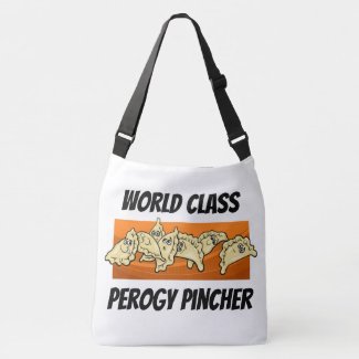 World Class Perogy Pincher Cross Body Tote Bag