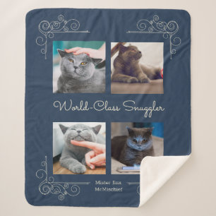 World-Class Snuggler Custom Photo Sherpa Blanket