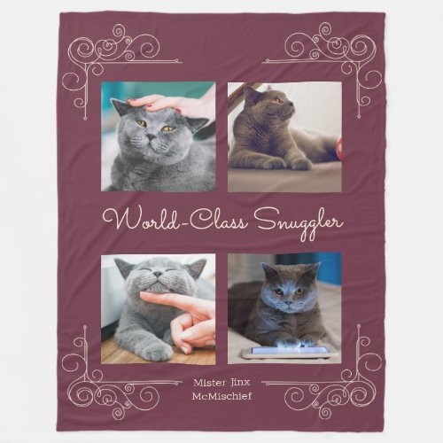 World_Class Suggler Photo Fleece Blanket