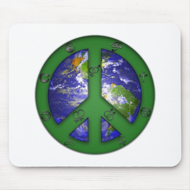 World Coexist Mouse Pad (Front)