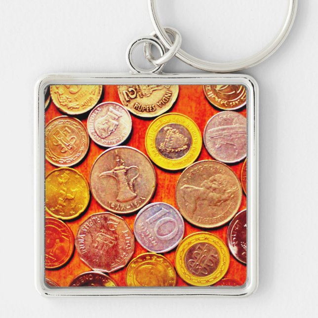 World Coins Keychain (Front)