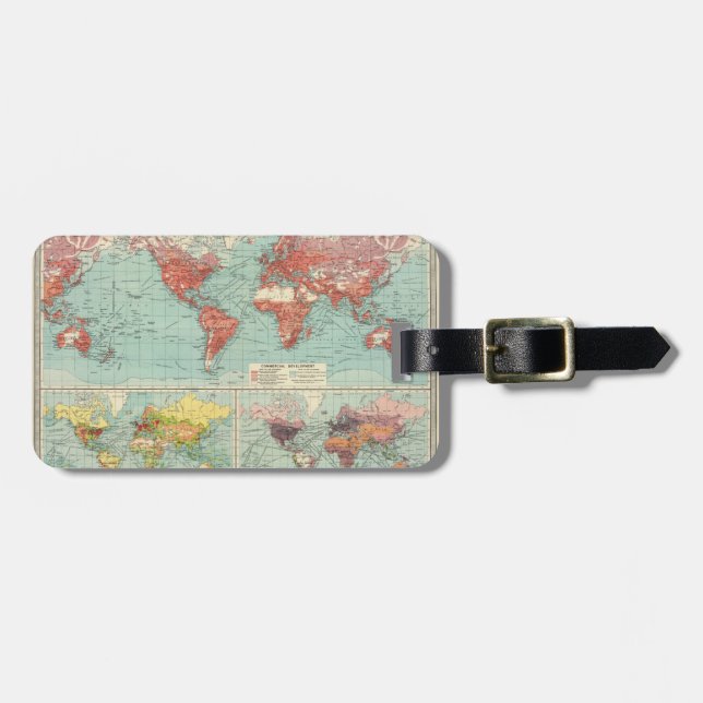 World - commerce. luggage tag (Front Horizontal)