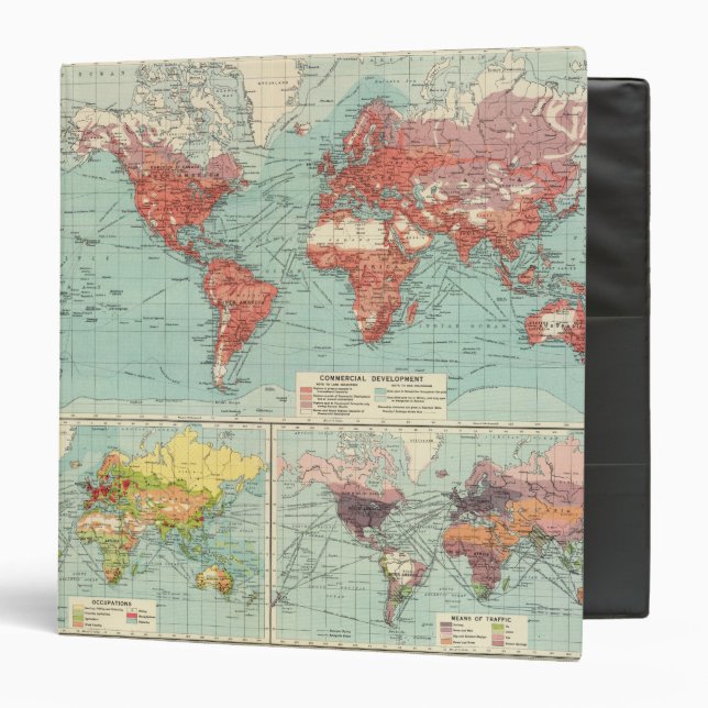 World commerce Map Binder (Front/Inside)