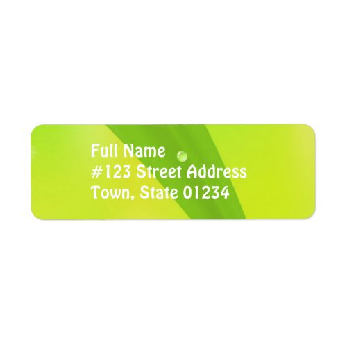 World Conservation Mailing Label
