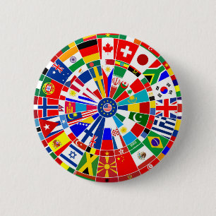 world country flag darts board game travel bulls-e button