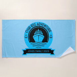 World Cruise Beach Towel