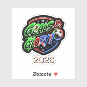 World Cup 2026 Celebrate T-Shirt Sticker