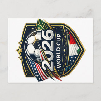 World Cup 2026 Fan Shield Postcard