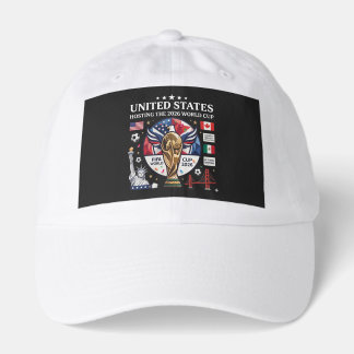 World Cup 2026 Hat – USA Hosting Football Cap | US