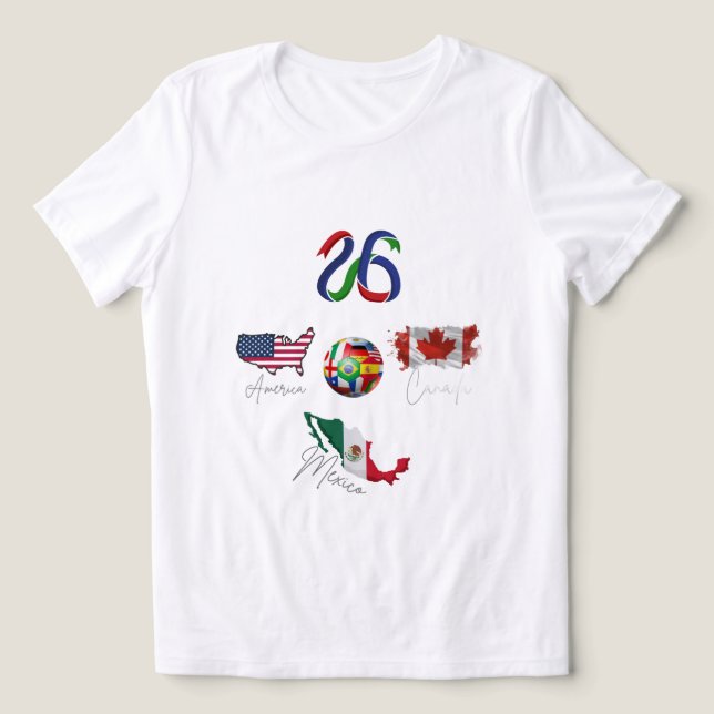  World Cup 2026 Shirt • Family matching shirt, (Design Front)