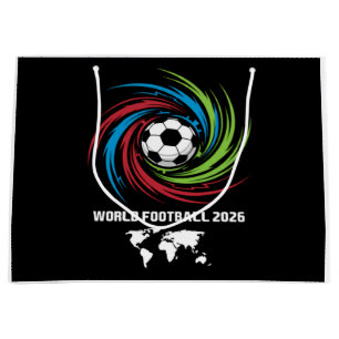 World Cup 2026 Soccer Ball Large Gift Bag